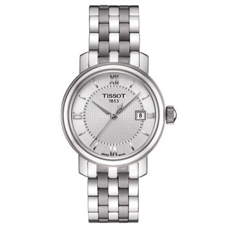 Tissot天梭港湾系列钢带石英女士手表