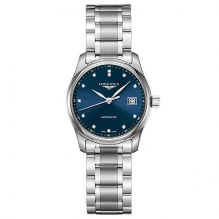Longines浪琴官方正品名匠系列瑞士机械手表钻石时标女士腕表
